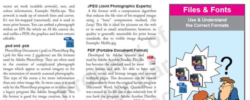 Files and Fonts Brochure Files and Fonts Brochure