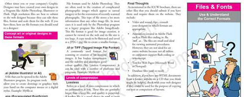 Files and Fonts Use and Understand the Correct Formats Files and Fonts Use and Understand the Correct Formats