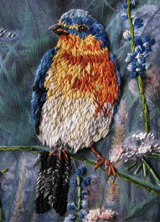 crewl Bluebird Pattern crewl Bluebird Pattern